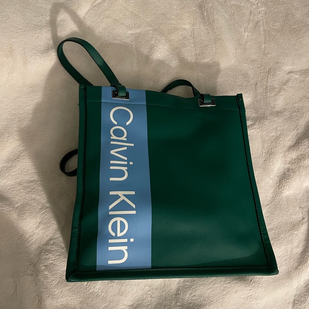 Calvin Klein Green tote
